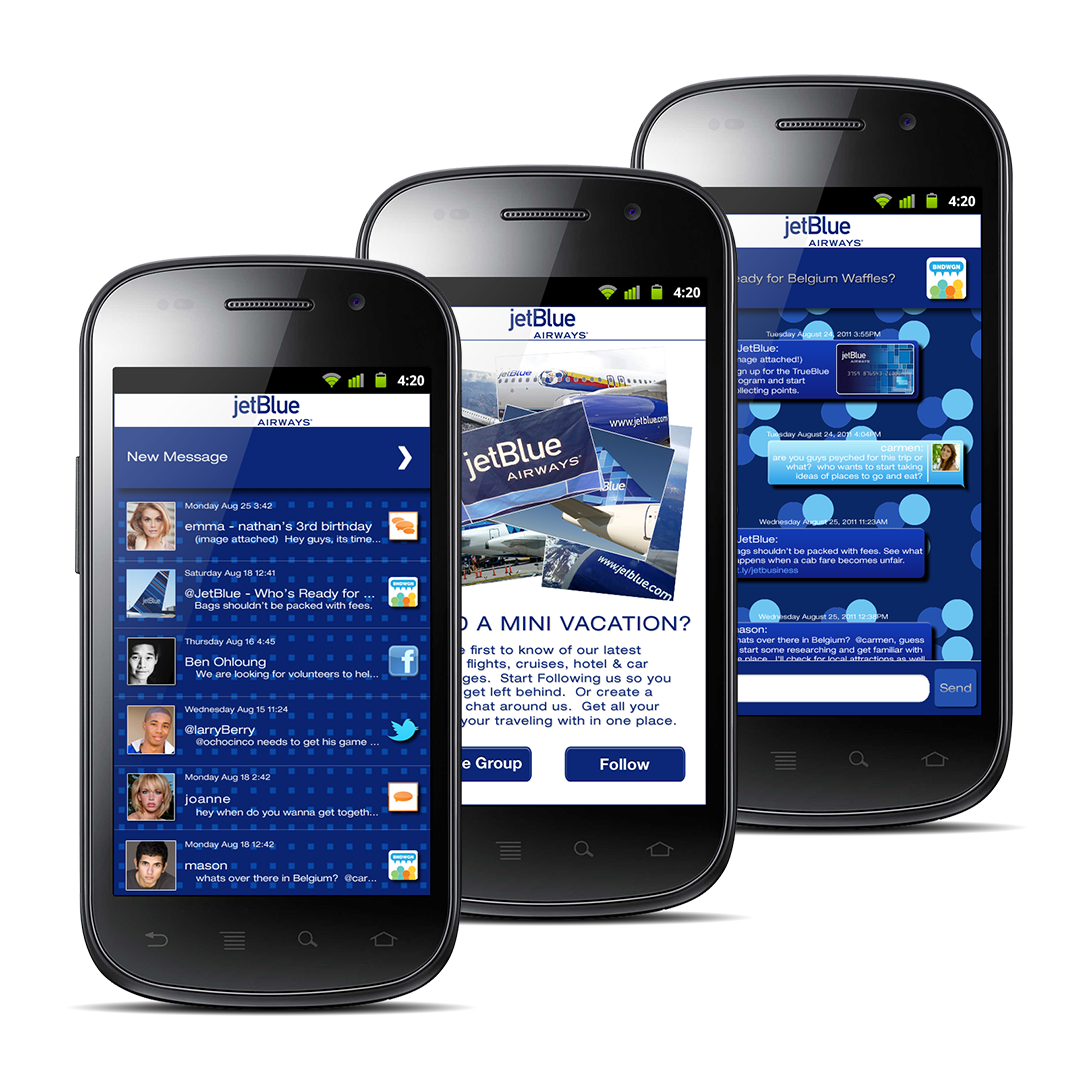 jetBlue Airways Mock Heywire App